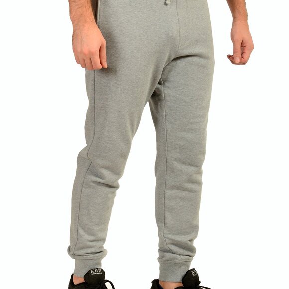 Versace Men's Gray & White Logo Medusa Head Sweat Track Pants US XL IT 54 - Picture 2 of 6